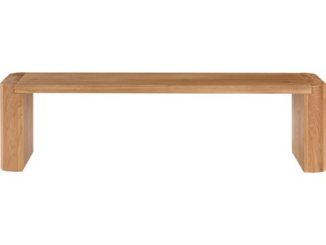 Moe's Home Post Natural Brown Accent Bench