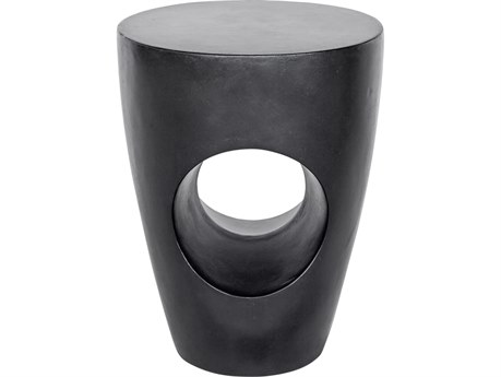 Moe's Home Aylard Black Accent Stool
