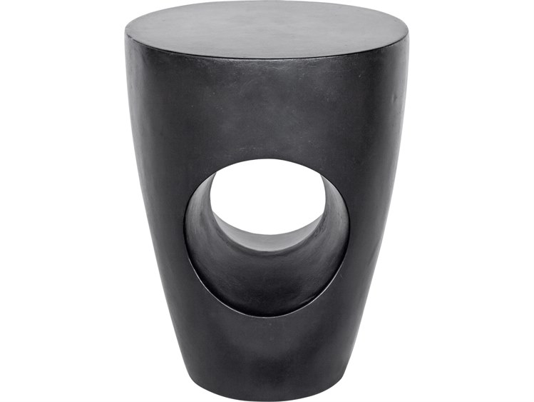 Aylard Black Accent Stool - Thumbnail 3
