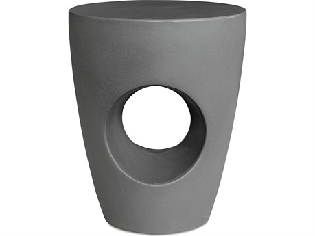 Moe's Home Aylard Dark Grey Gray Accent Stool