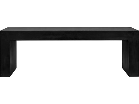 Moe's Home Lazarus Black Accent Bench