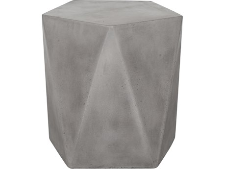 Moe's Home Gem Dark Grey Accent Stool