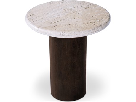 Moe's Home Landon Round Stone End Table