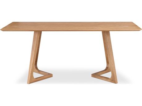 Moe's Home Godenza Rectangular Wood Natural Dining Table