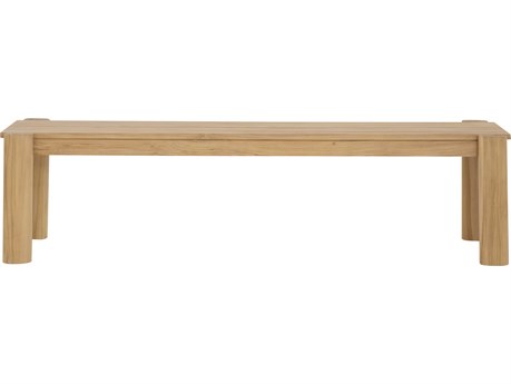 Moe's Home Temp Natural Brown Accent Bench