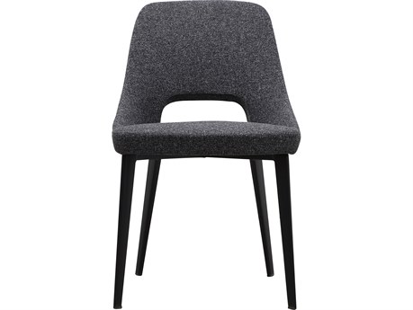 Moe's Home Gray Upholstered Side Dining Chair