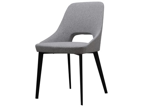 Moe's Home Tizz Gray Upholstered Armless Dining Chair