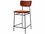 Moe's Home Sailor Leather Upholstered Dark Brown Counter Stool  MEEQ101520