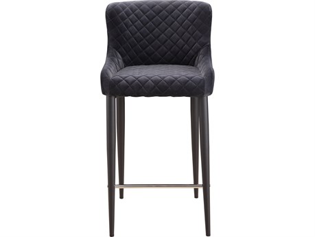 Moe's Home Etta Upholstered Dark Grey Counter Stool