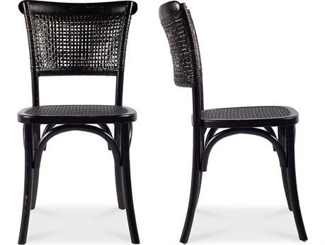 Moe's Home Churchill Black Side Dining Chair Set of 2 - Set of Two