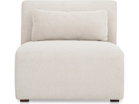 Moe's Home Amelia Slipper Chair Warm White