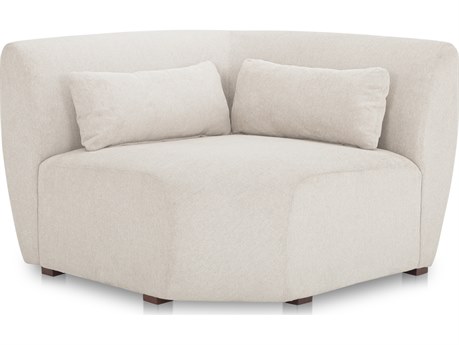 Moe's Home Amelia Corner Chair Warm White