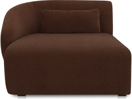 Moe's Home Amelia Left Arm Facing Chaise Chestnut