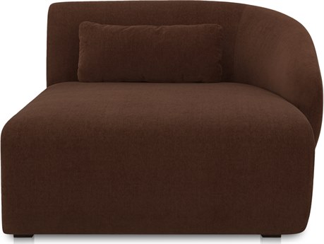 Moe's Home Amelia Right Arm Facing Chaise Chestnut
