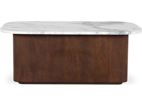 Moe's Home Dash Coffee Table White Calcatta Marble