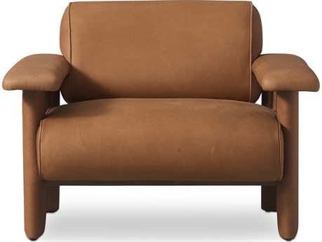 Moe's Home Marcello Tan Leather Chair