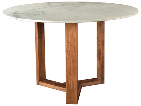 Moe's Home Jinxx Round Marble Dining Table