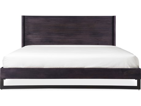 Moe's Home Paloma Brown Mango Wood King Platform Bed