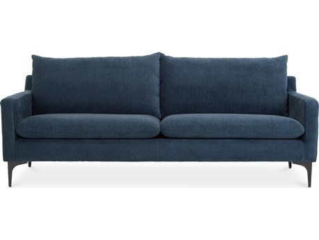Moe's Home Paris Dust Blue Upholstered Sofa