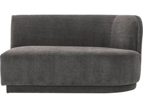 Moe's Home Yoon Umbra Grey Upholstered Loveseat