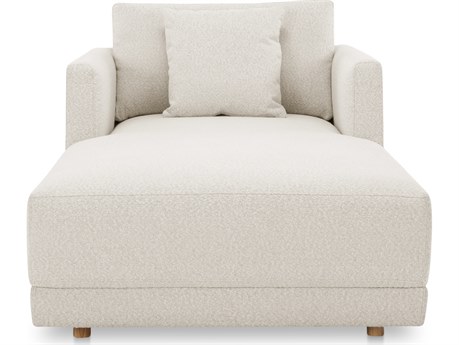 Moe's Home Bryn Beige Upholstered Chaise