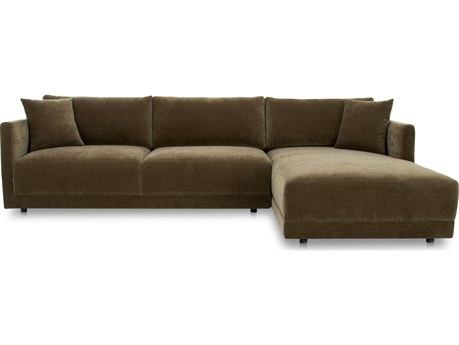 Moe's Home Bryn Upholstered Sectional Sofa with RAF Chaise
