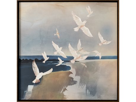 Moe's Home Flock Canvas Wall Art