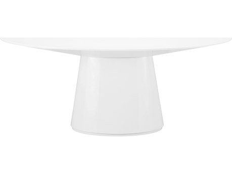 Moe's Home Otago Oval Dining Table White
