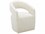 Moe's Home Barrow Gray Fabric Upholstered Arm Dining Chair  MEKQ102439