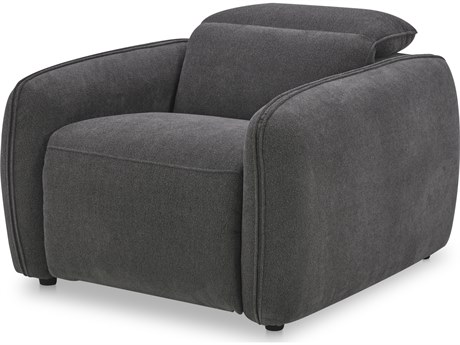 Moe's Home Eli Power Grey Upholstered Recliner