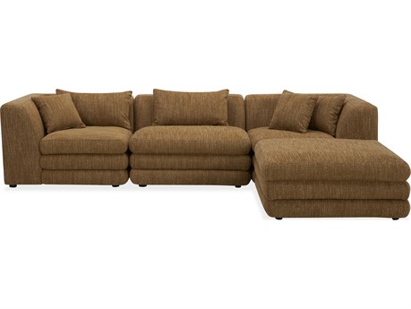 Moe's Home Lowtide Lounge Modular Sectional Amber Glow