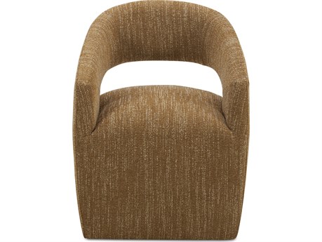 Moe's Home Barrow Plywood Amber Glow Upholstered Dining Chair
