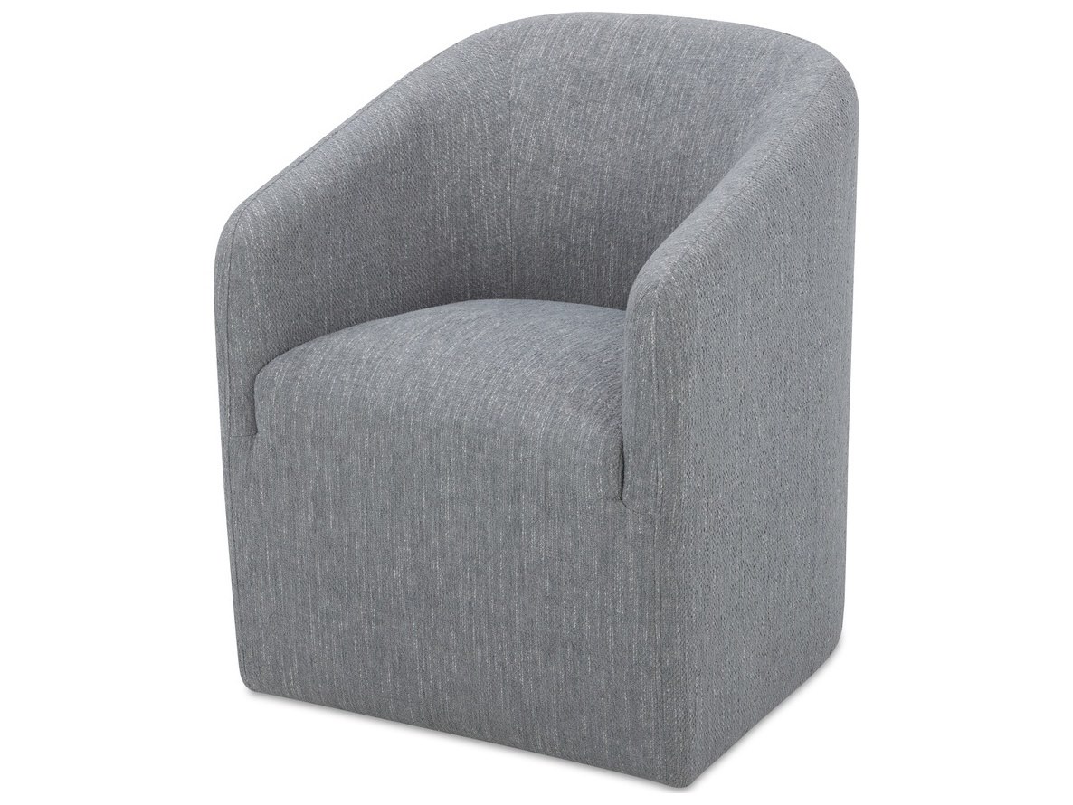 Moe's Home Sandy Gray Upholstered Arm Dining Chair