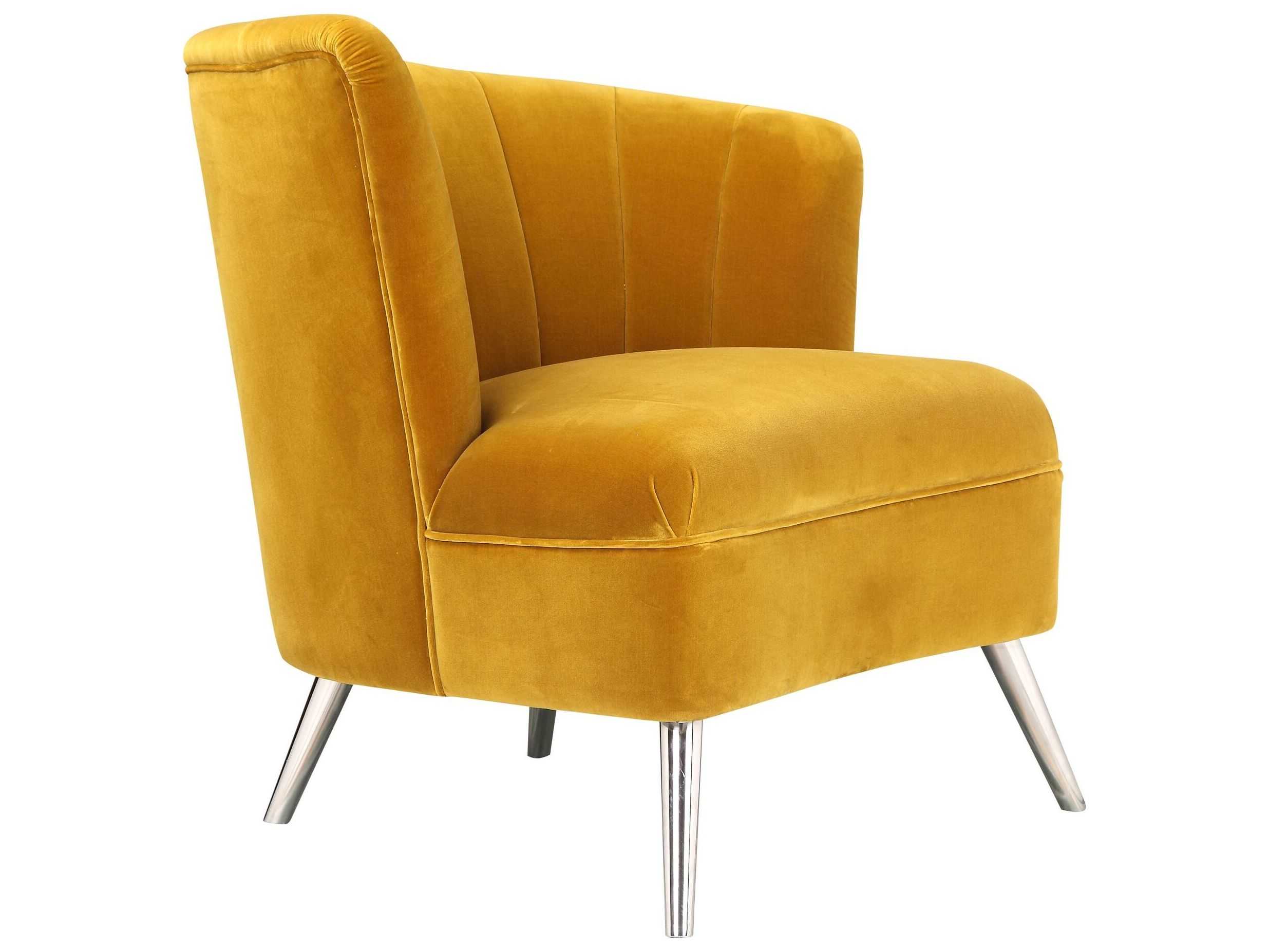 yellow accent chair