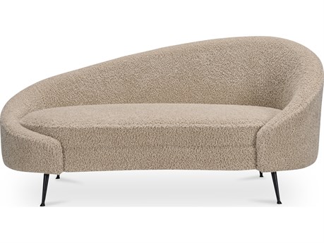 Moe's Home Abigail Light Brown Upholstered Sofa