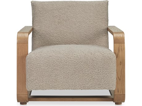 Moe's Home Eckersley Lounge Chair Beige Faux Shearling