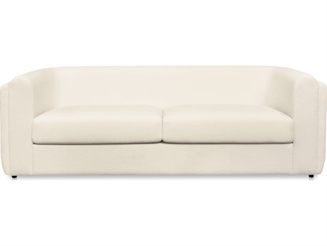 Moe's Home Alora White Upholstered Sofa