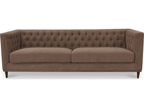 Moe's Home Fielder Cool Brown Upholstered Sofa