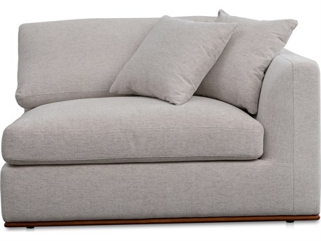 Moe's Home Rue Gray Right Arm Facing Modular Chair