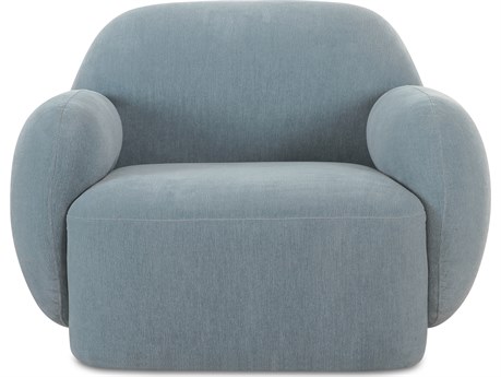 Moe's Home Hazel Lounge Chair Light Blue