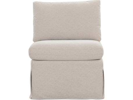 Moe's Home Fable Beige Upholstered Armless Dining Chair