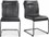 Moe's Home Ansel Leather Hardwood Brown Upholstered Side Dining Chair Set of 2 - Set of Two  MEPK104303