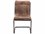 Moe's Home Ansel Leather Hardwood Brown Upholstered Side Dining Chair Set of 2 - Set of Two  MEPK104303