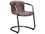 Moe's Home Freeman Leather Ply Wood Black Upholstered Arm Dining Chair  MEPK105902