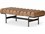 Moe's Home Harrison 54" Dark Brown Leather Upholstered Accent Bench  MEQN103120
