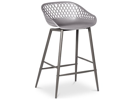 Moe's Home Piazza Grey Counter Stool Set of 2