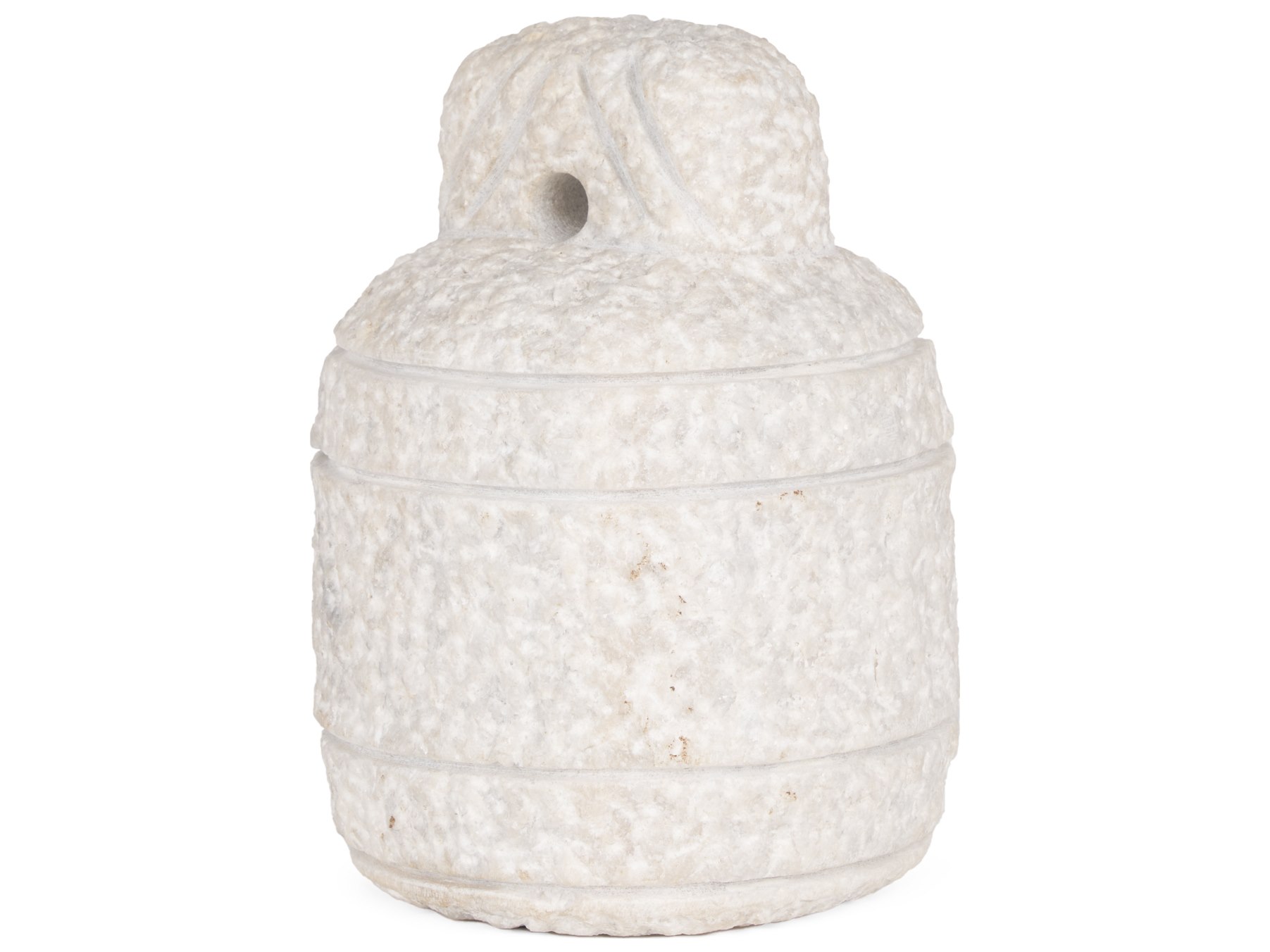 Irina Small White Marble Door Stopper
