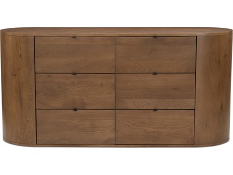 Moe's Home Theo 6 Drawer Dresser Brown