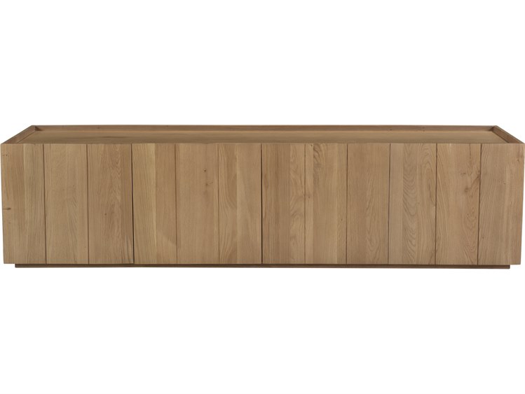 Moe's Home 72" Oak Wood Natural Media Console