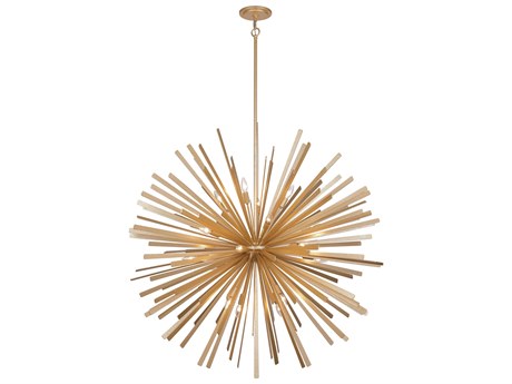Metropolitan Confluence 20-Light Piastra Gold Sputnik Pendant